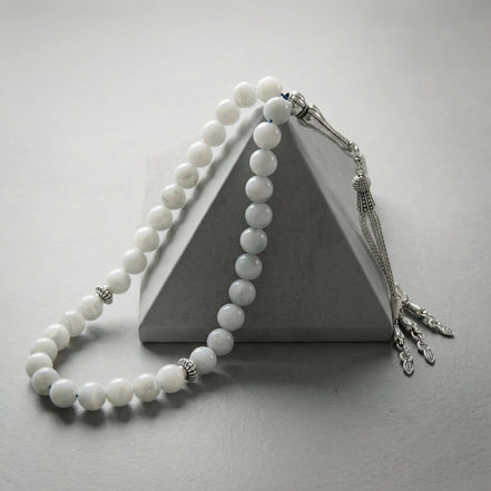 Mavi Larimar Doğal Taş Tesbih – 33’lük / 8 mm
