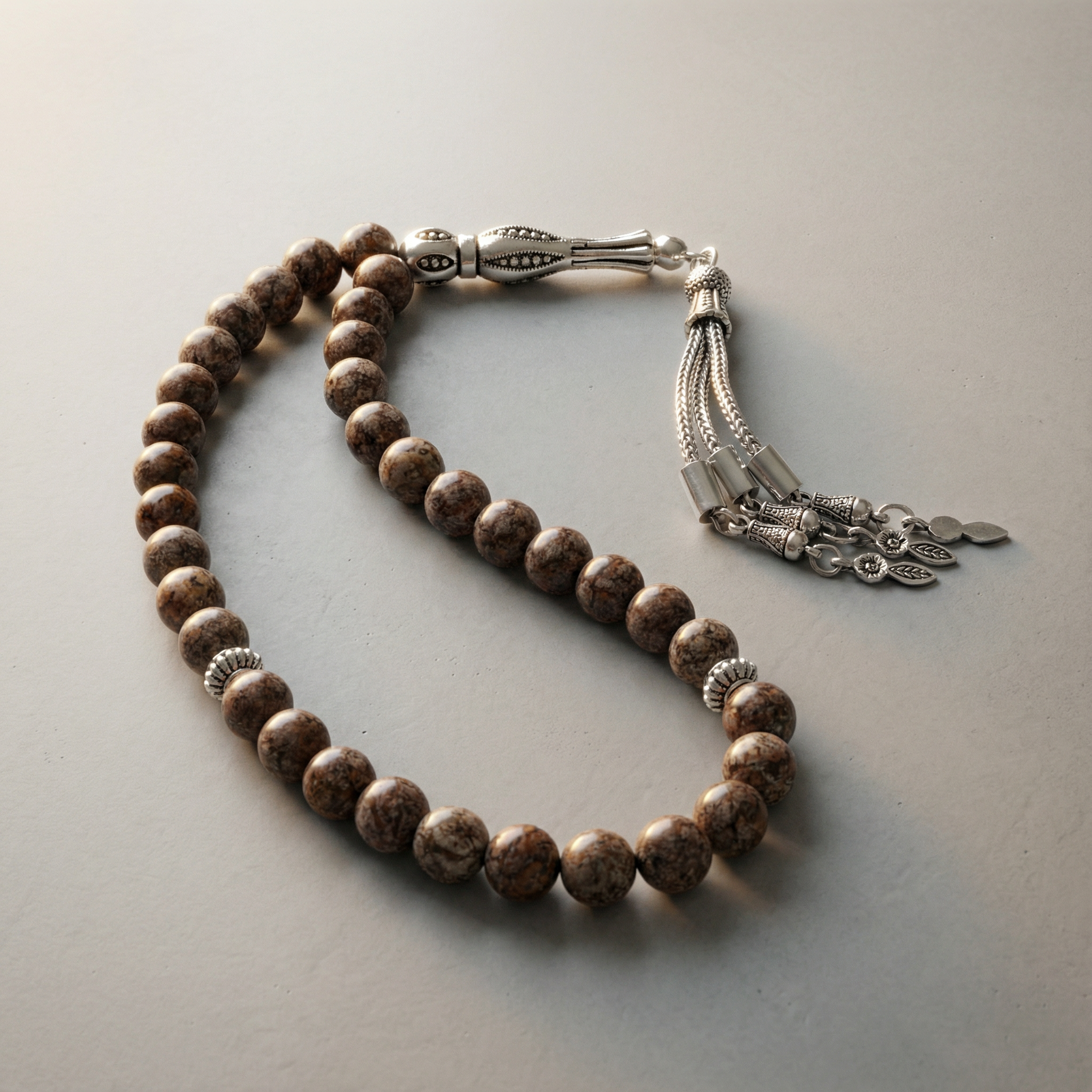 Riyolit Doğal Taş Tesbih – 33’lük / 8 mm