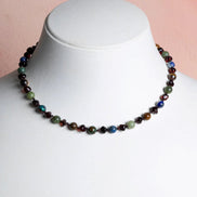 Doğal Taş Bebek Kolye-yeşim,lapis,kehribar,kaplan Gözü,krizokol M106