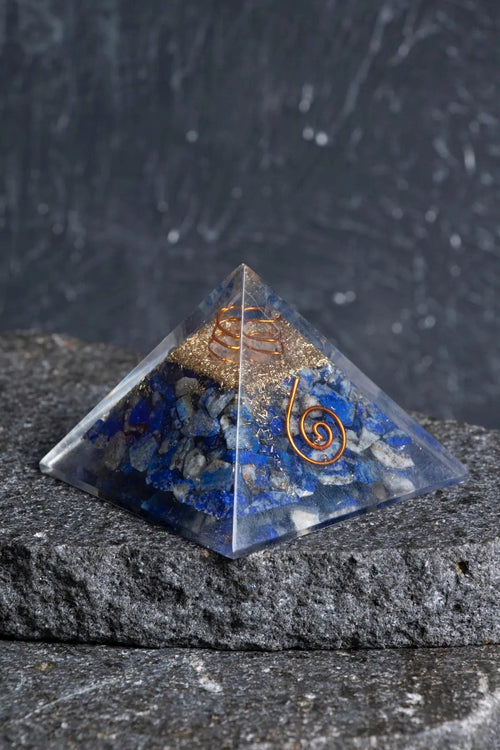 Sertifikalı Lapis Lazuli Piramit