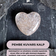 Pembe Kuvars Kalp