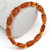 Damla Kehribar Bileklik – 5 × 11 mm | 5 gr | 18 cm