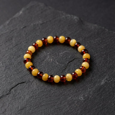 Sertifikalı Damla Kehribar Bileklik – 6 mm