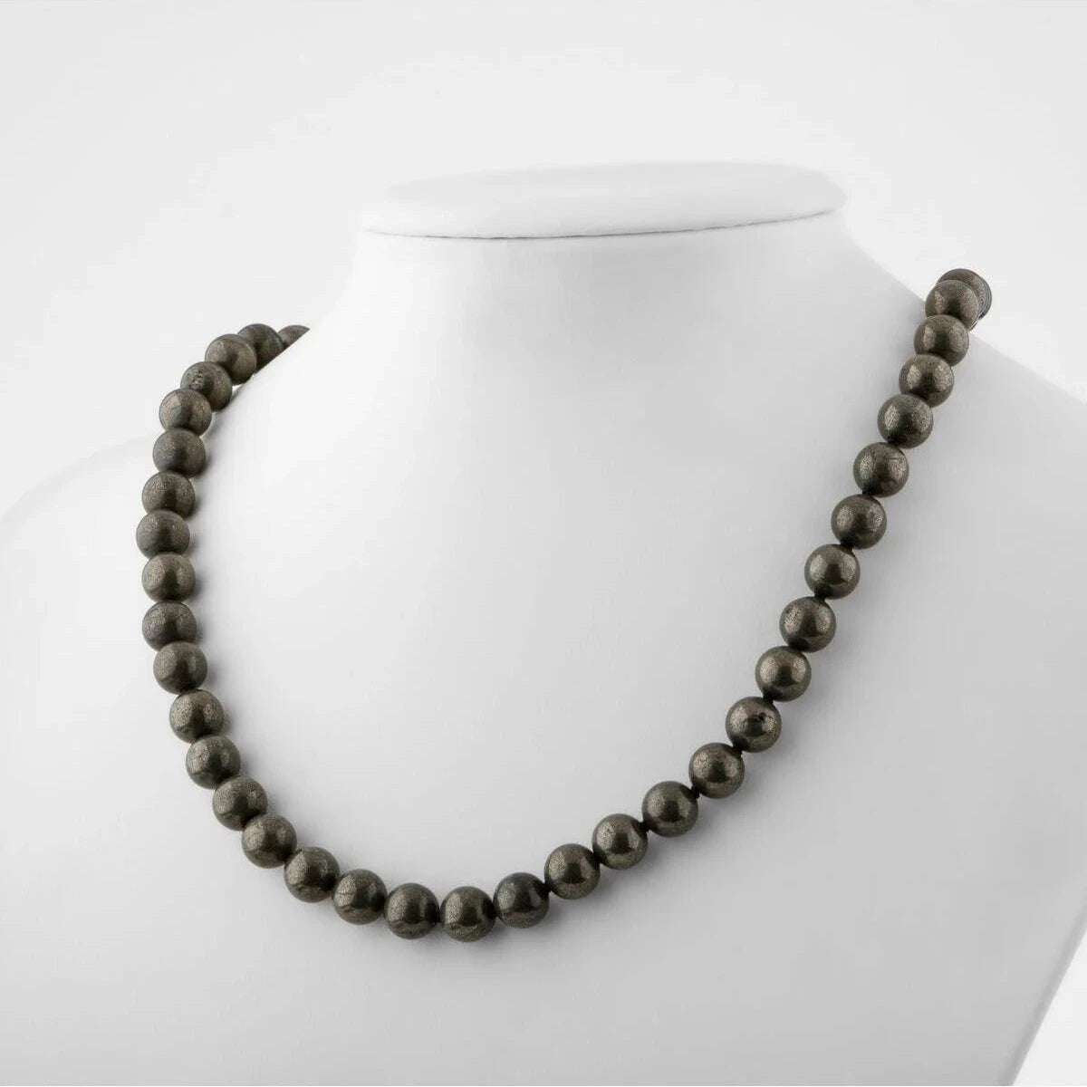 Pirit 8 mm Düğümlü Doğal Taş Kolye