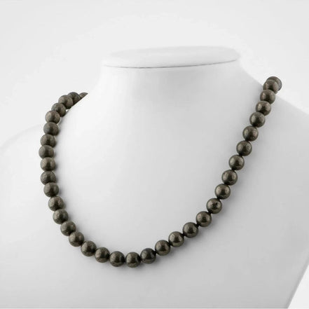 Pirit 8 mm Düğümlü Doğal Taş Kolye