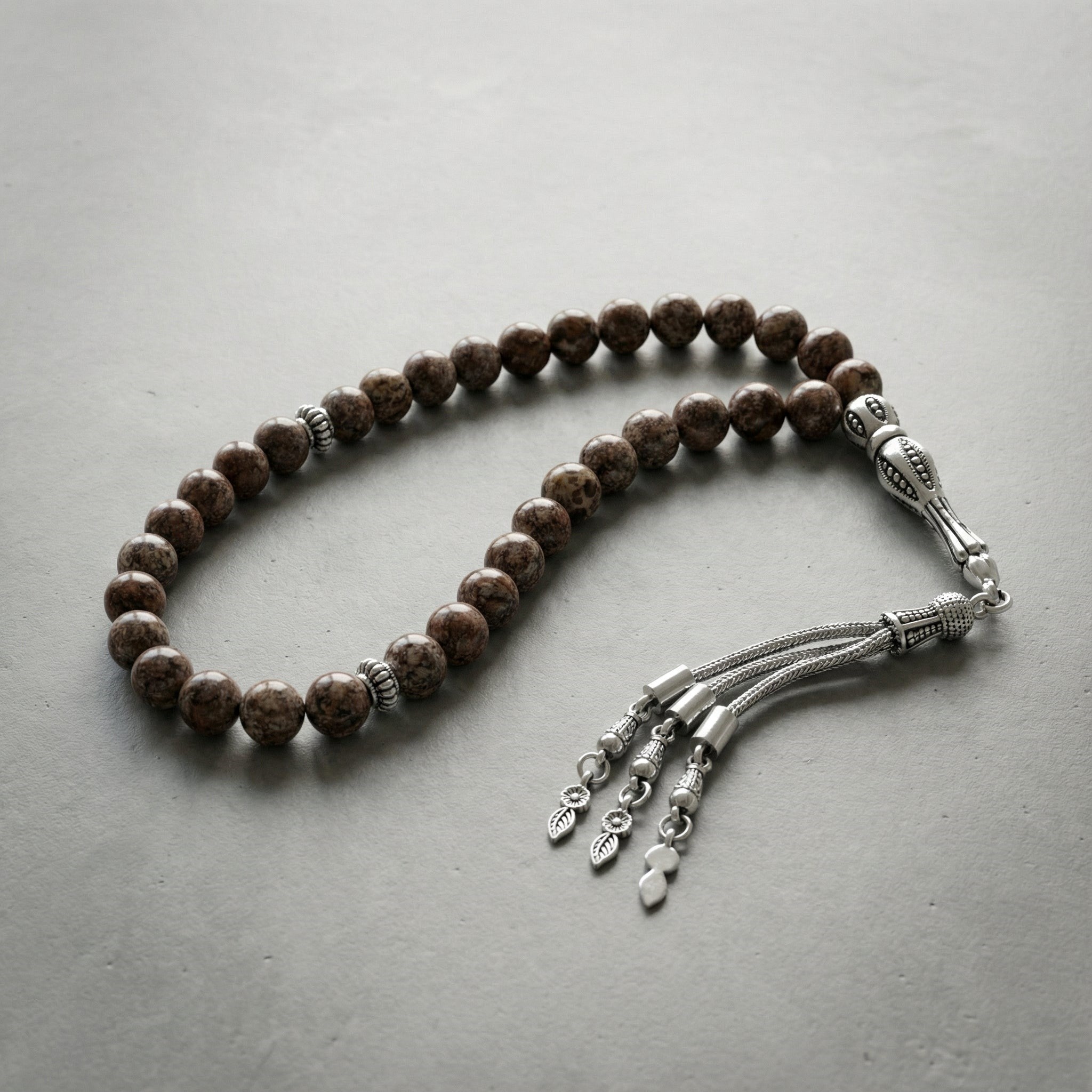 Riyolit Doğal Taş Tesbih – 33’lük / 8 mm