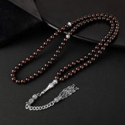 Bordo Granat (Lal) Doğal Taş Tesbih 99’luk – 6mm El İşçiliği