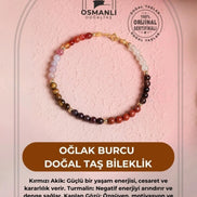Oğlak Burcu Doğal Taş Bileklik