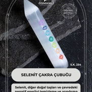 Selenit Çakra Çubuğu (S.K.224)