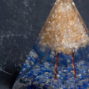 Lapis Lazuli & Sitrin Ağaçlı Piramit