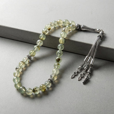 Prehnit Doğal Taş Tesbih – 33’lük / 8 mm