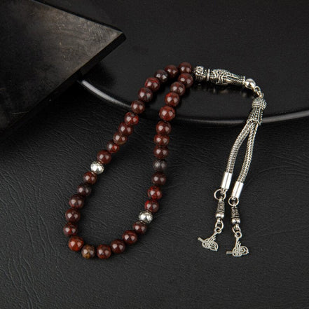 Dragon Jasper Doğal Taş Tesbih 33lük - 6mm