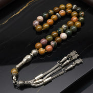 Ocean Jasper Doğal Taş Tesbih – 8 mm Küre Kesim