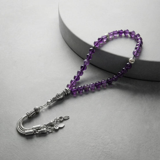 Ametist Doğal Taş Tesbih – 33’lük / 6 mm