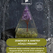 Zebercet & Ametist Ağaçlı Piramit