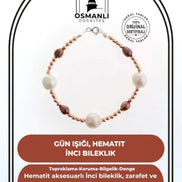 Gün Işığı, Hematit Aksesuar İnci Bileklik