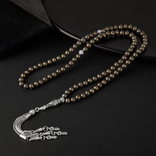 Pirit Doğal Taş Tesbih 99’luk – 6mm El İşçiliği