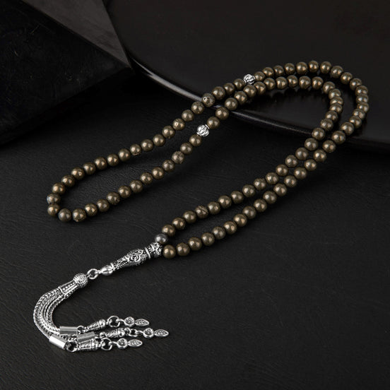Pirit Doğal Taş Tesbih 99’luk – 6mm El İşçiliği
