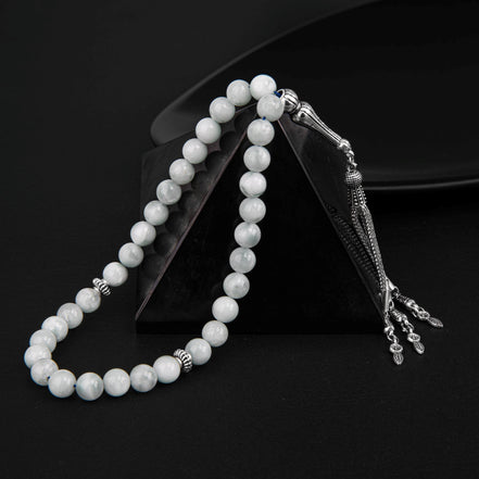 Mavi Larimar Doğal Taş Tesbih – 33’lük / 8 mm