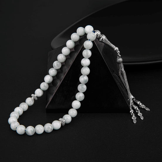 Mavi Larimar Doğal Taş Tesbih – 33’lük / 8 mm