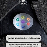 Çakra Sembollü Selenit Sabun (S.K. 223)