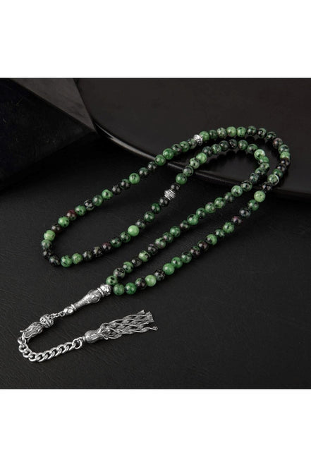 Anyolit Doğal Taş Tesbih 99luk - 6mm