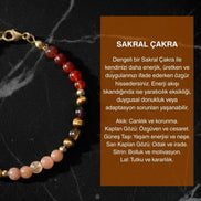 Sakral Çakra Doğal Taş Bileklik