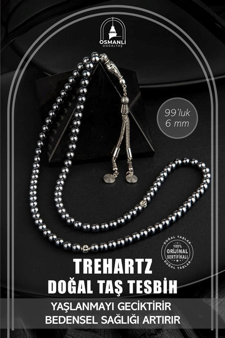 Trehartz Doğal Taş Tesbih 99luk - 6mm