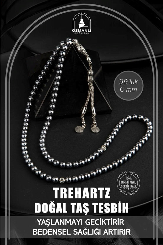 Trehartz Doğal Taş Tesbih 99luk - 6mm