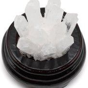 Kristal Kuvars Doğal Taş Standlı Parça – 10 × 10 cm | 400 gr