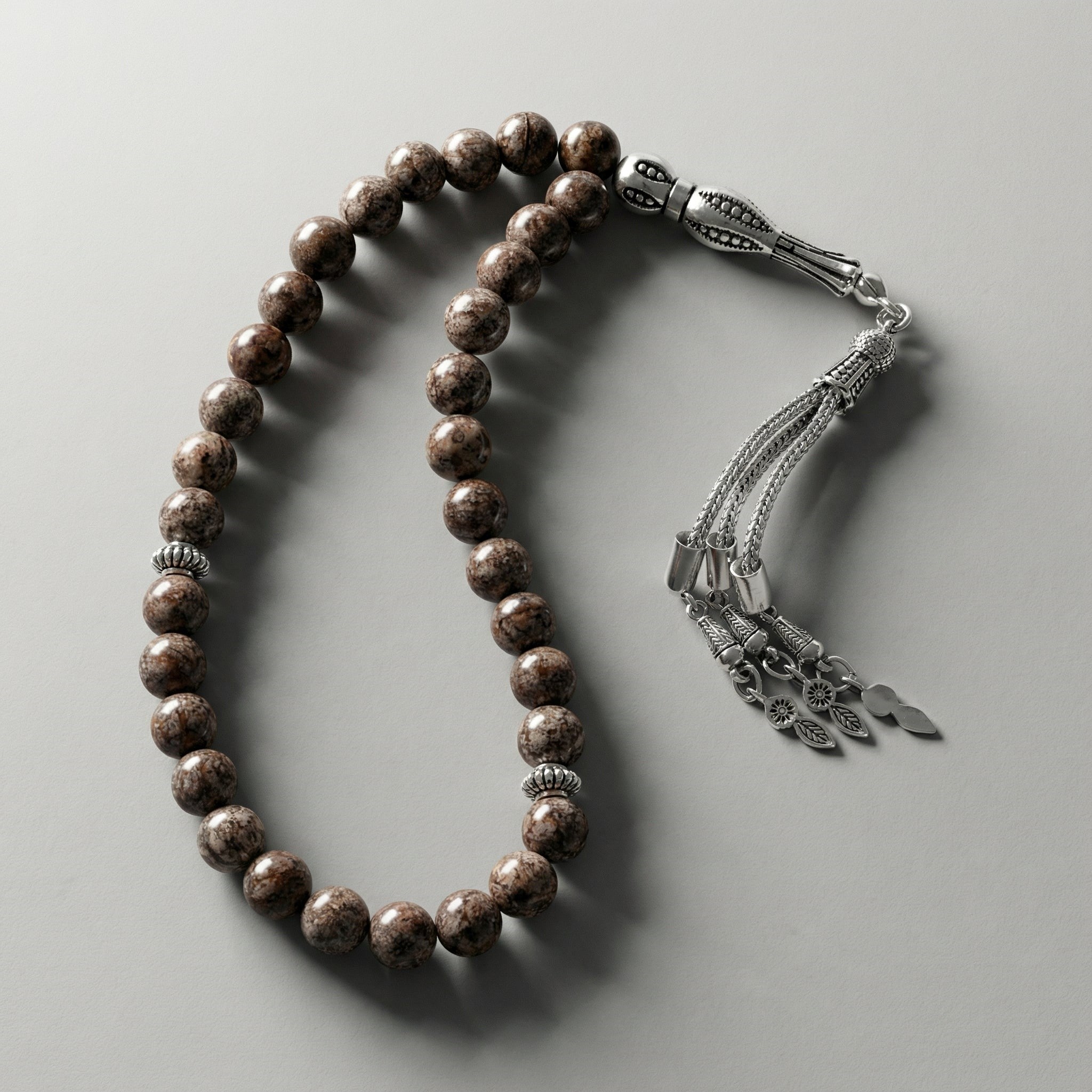 Riyolit Doğal Taş Tesbih – 33’lük / 8 mm
