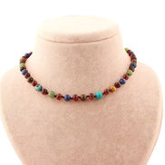Doğal Taş Bebek Kolye – Yeşim, Lapis, Kehribar, Kaplan Gözü & Krizokol