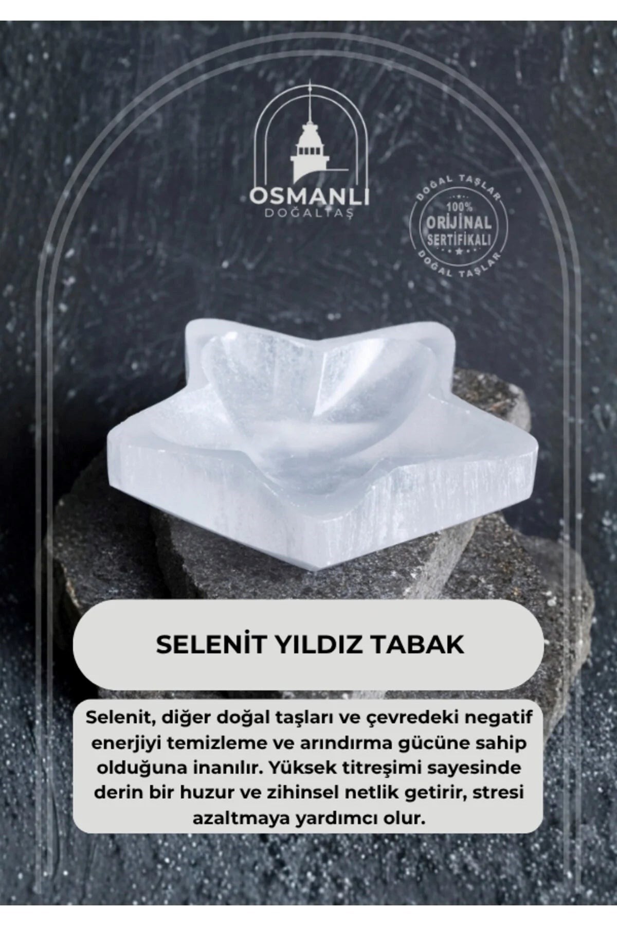 Yıldız Selenit Tabak