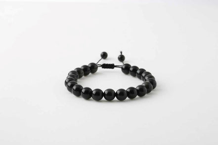 Rainbow Obsidyen 8mm Merdiven Kapama Doğal Taş Bileklik