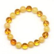 Damla Kehribar Bileklik – Ortalama 8 mm | 8,5 gr | 18 cm
