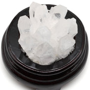 Kristal Kuvars Doğal Taş Standlı Parça – 10 × 10 cm | 429 gr