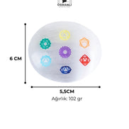 Çakra Sembollü Selenit Sabun (S.K. 223)