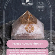 Pembe Kuvars Piramit