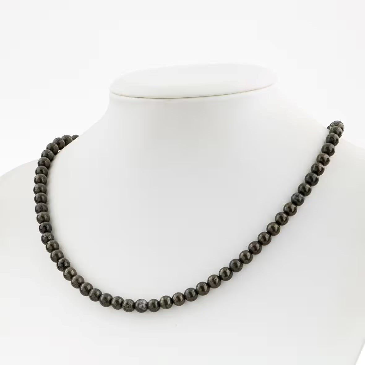 Pirit 6 mm Dizi Doğal Taş Kolye