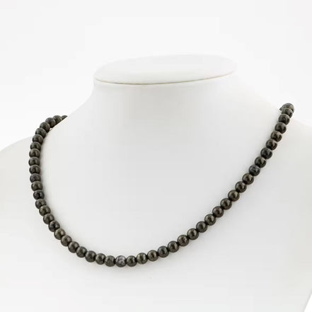 Pirit 6 mm Dizi Doğal Taş Kolye