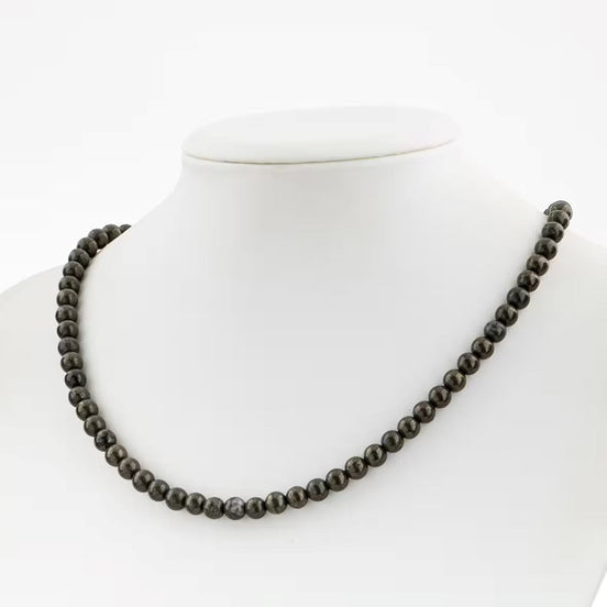 Pirit 6 mm Dizi Doğal Taş Kolye