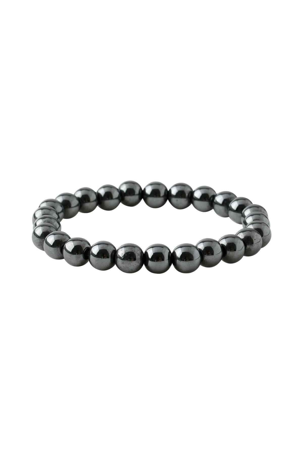Hematit 8mm Doğal Taş Bileklik