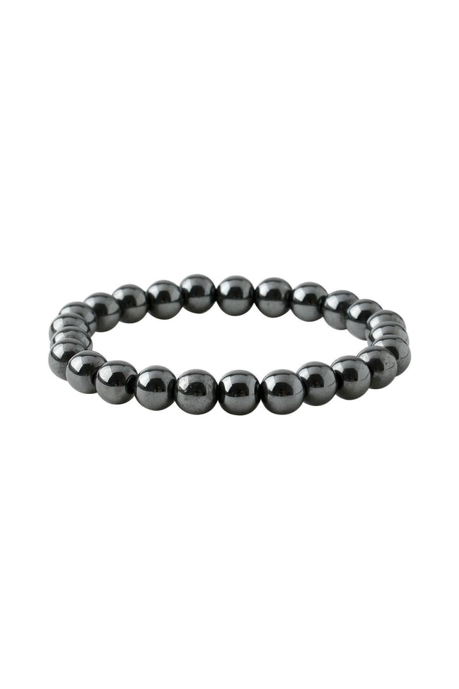 Hematit 8mm Doğal Taş Bileklik