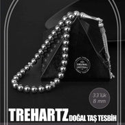 Trehartz Doğal Taş Tesbih 33lük - 8mm