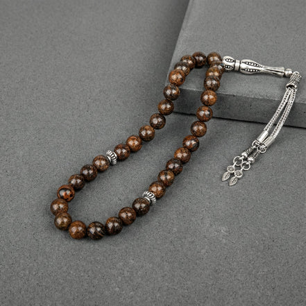 Bronzit Doğal Taş Tesbih – 33’lük – 8 mm
