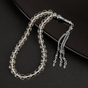 Kristal Kuvars Doğal Taş Tesbih – 33’lük / 8 mm