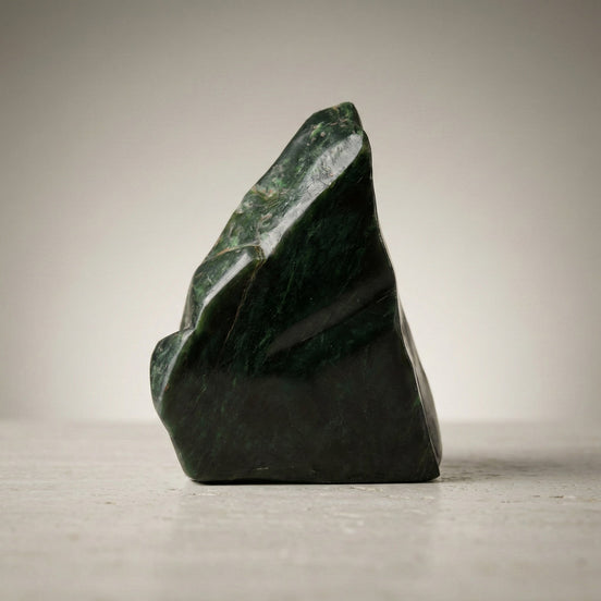 Yeşim Doğal Taş Parça – 1967 gr | 4,4 × 12,7 cm