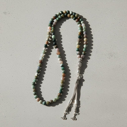 Hint Akiği Doğal Taş Tesbih – 99’luk / 6 mm