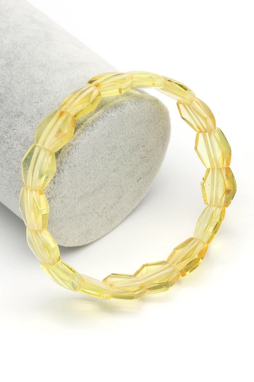 Damla Kehribar Bileklik – 12 × 14 mm | 9,2 gr | 20 cm