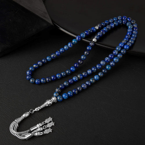 Lapis Lazuli Doğal Taş Tesbih 99’luk – 6mm El İşçiliği